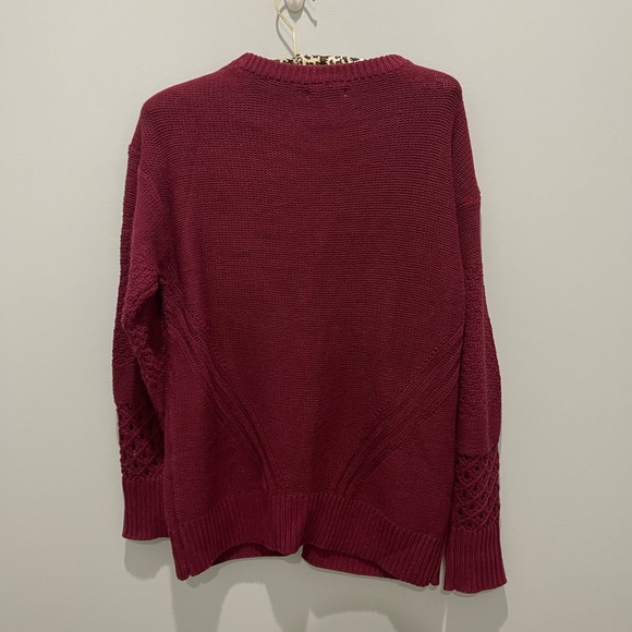 womens maurice’s size medium maroon sweater - Picture 5 of 10